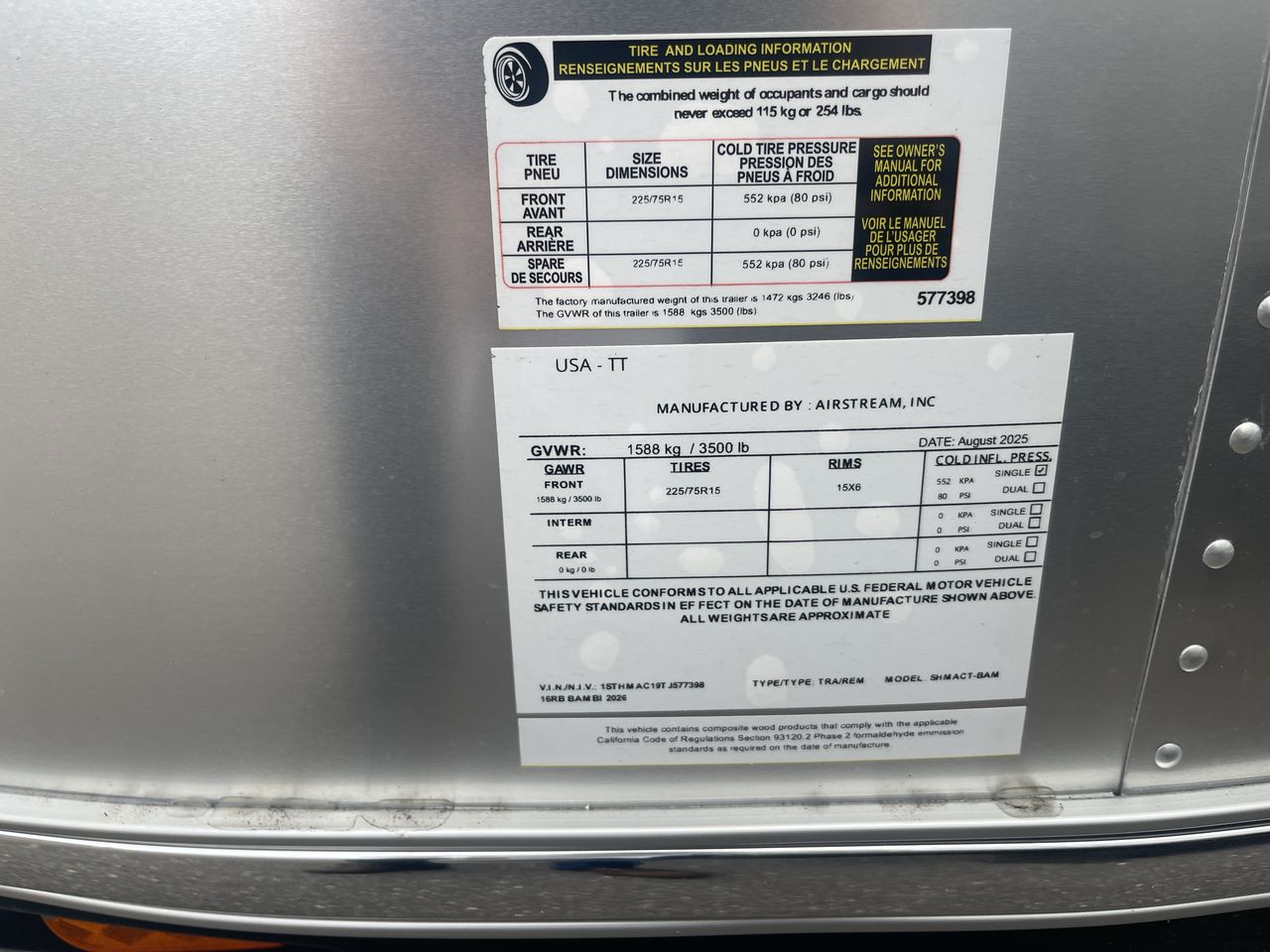 2026 Airstream 16RB Base